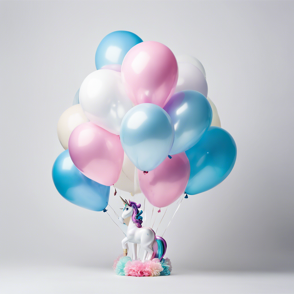 Magical Unicorn Themed Balloons