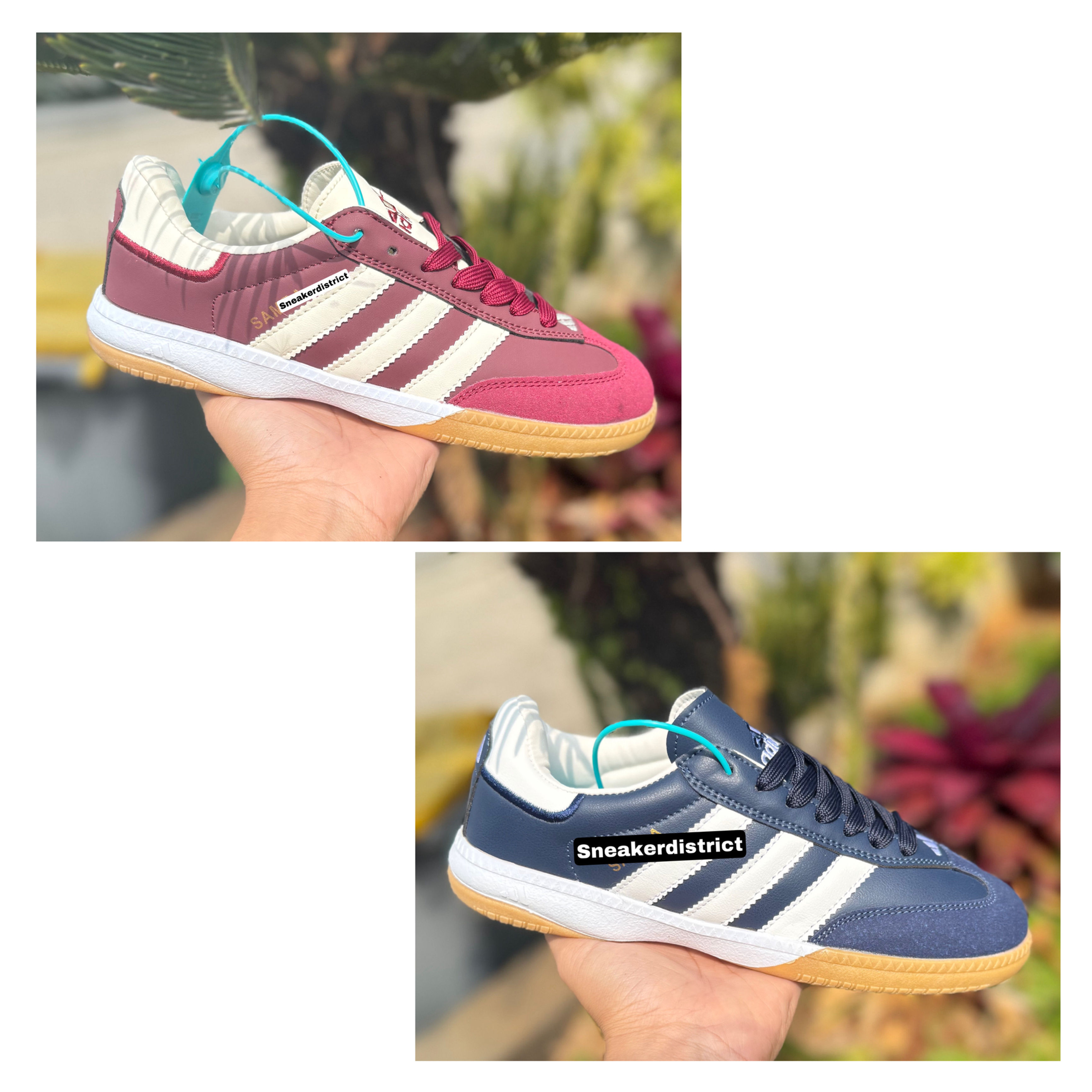 Adidas Samba Decon Navy & Maroon