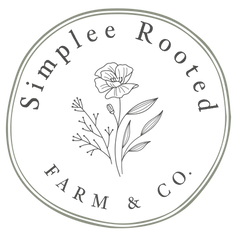 Simplee Rooted Farm & CO. Logo
