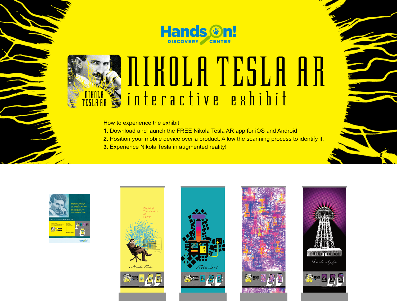 Hands On! Nikola Tesla AR Banner Exhibit