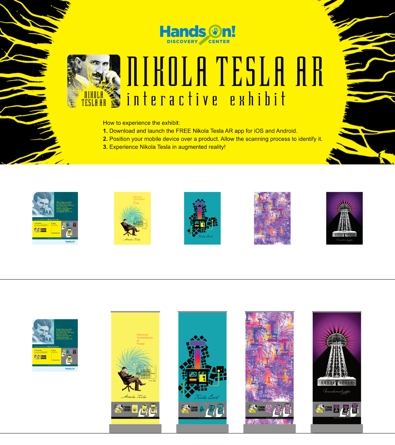 Hands On! Nikola Tesla AR Poster & Banner Exhibit