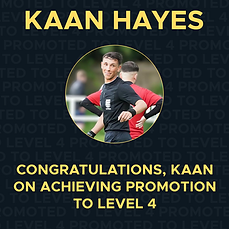Kaan Hayes promoted to Level 4