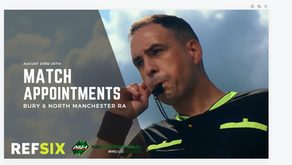 APPOINTMENTS | 23rd - 26th August