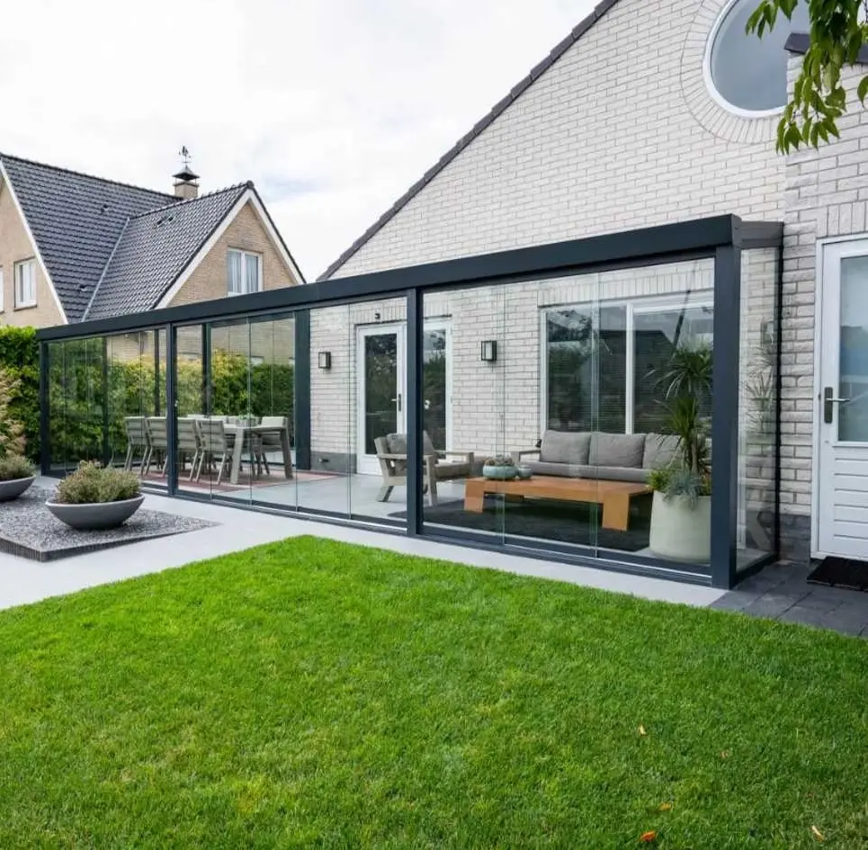 Made to Measure  Aluminium Glass Canopy Pergola