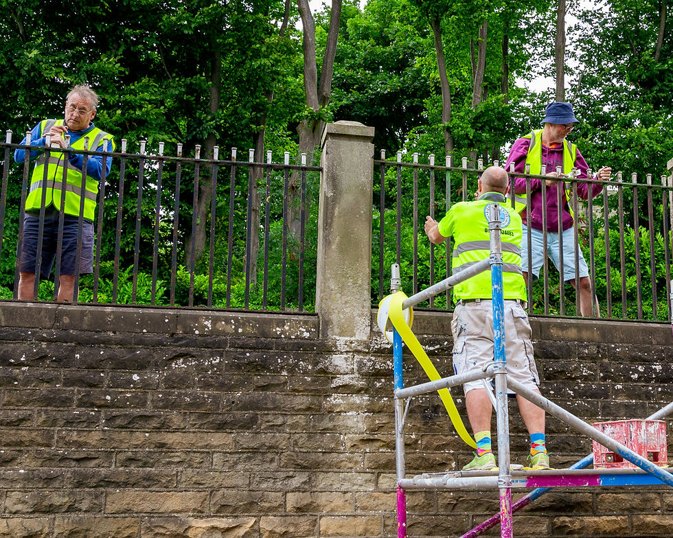 Richmond volunteers complete the restoration of one of the town’s most visible heritage assets
