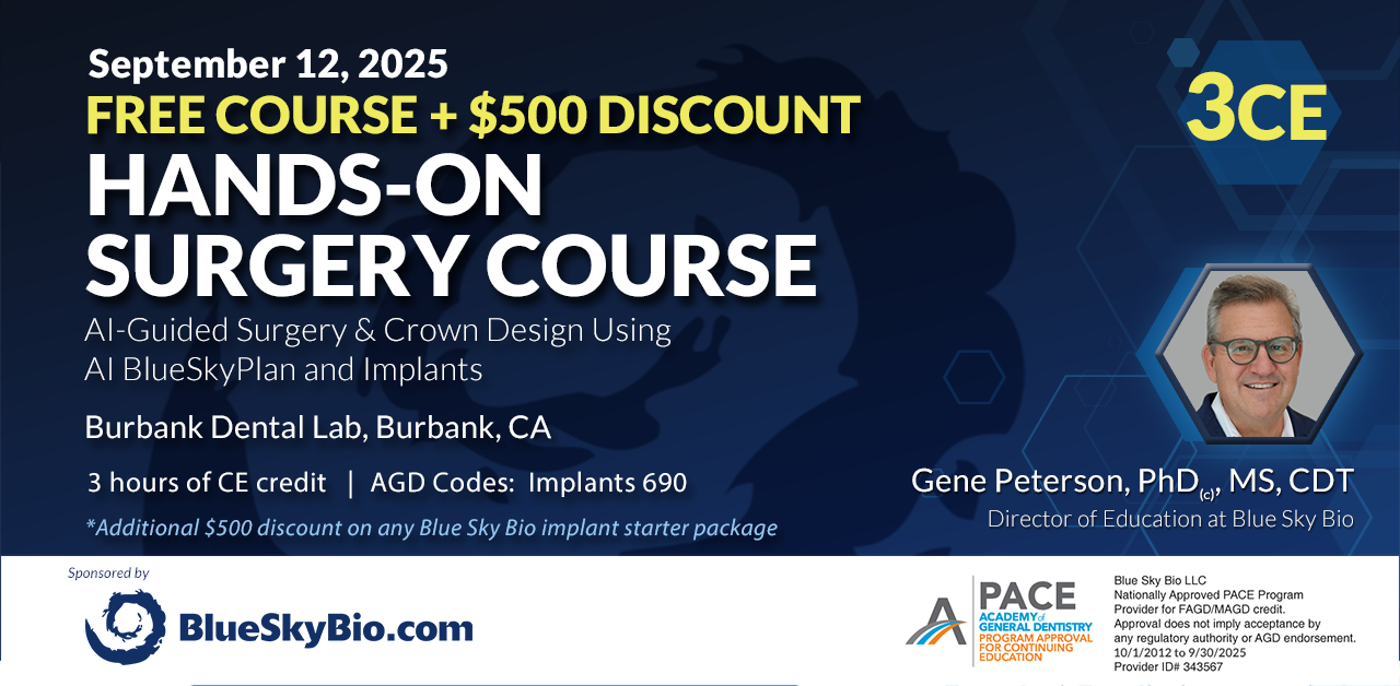 Free Hands-On Surgery Course: AI Implant Training & $500 Discount