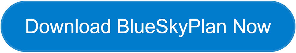 Blue button with white text reads "Download BlueSkyPlan Now."