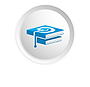 blue sky university logo icon