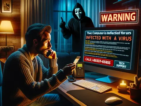 Charlie's Digital Dilemma: A Stark Warning About Tech Support Scams