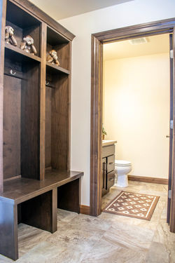 Cubby & Half Bath