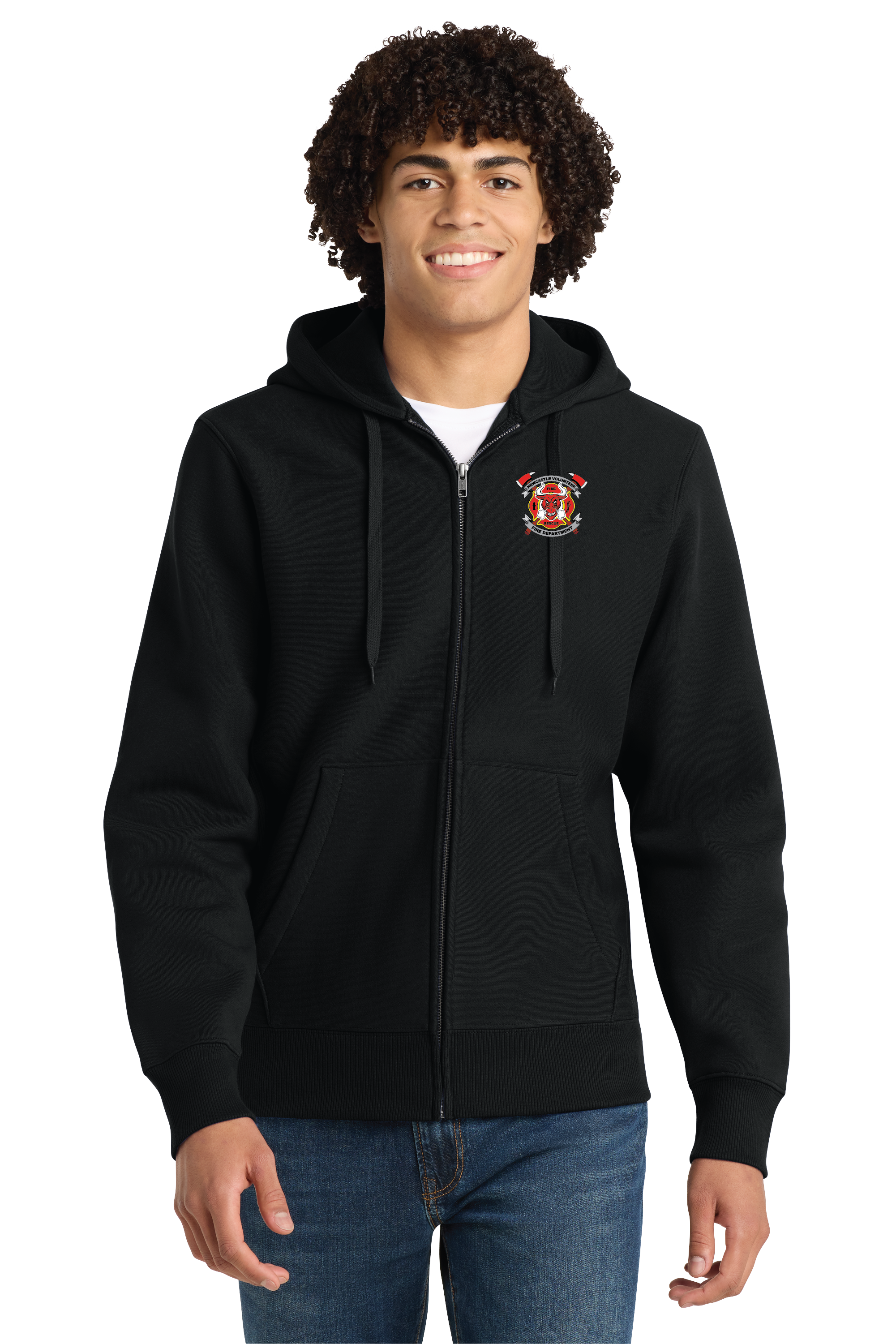 Sport-Tek Super Heavyweight Full-Zip Hooded Sweatshirt (NVFD)