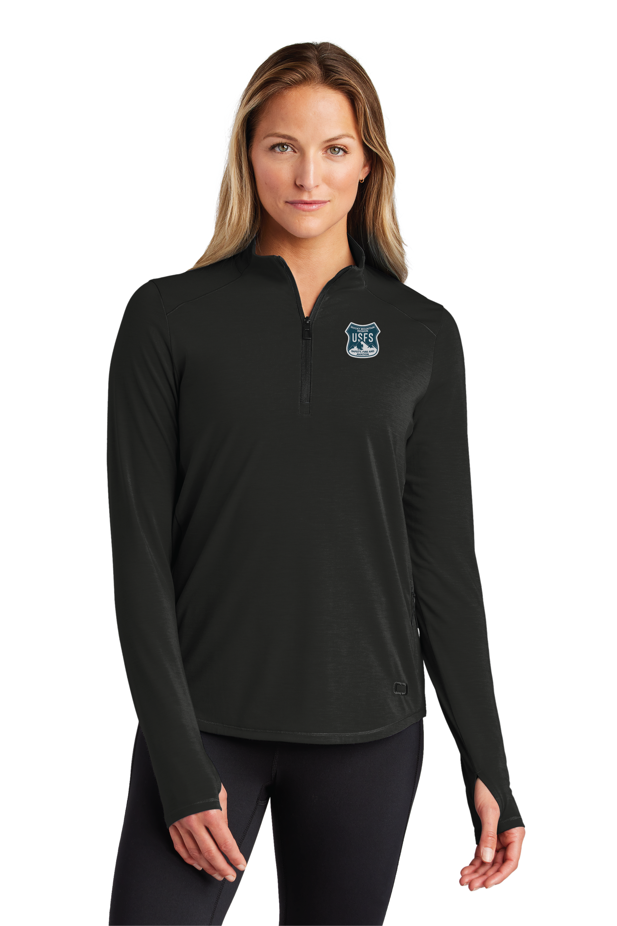 OGIO Ladies Motion 1/4-Zip (Rocky Mountain SFAM)