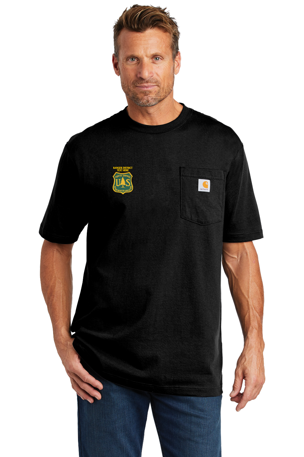 Carhartt Pocket Short Sleeve T-Shirt (Pikes Peak)