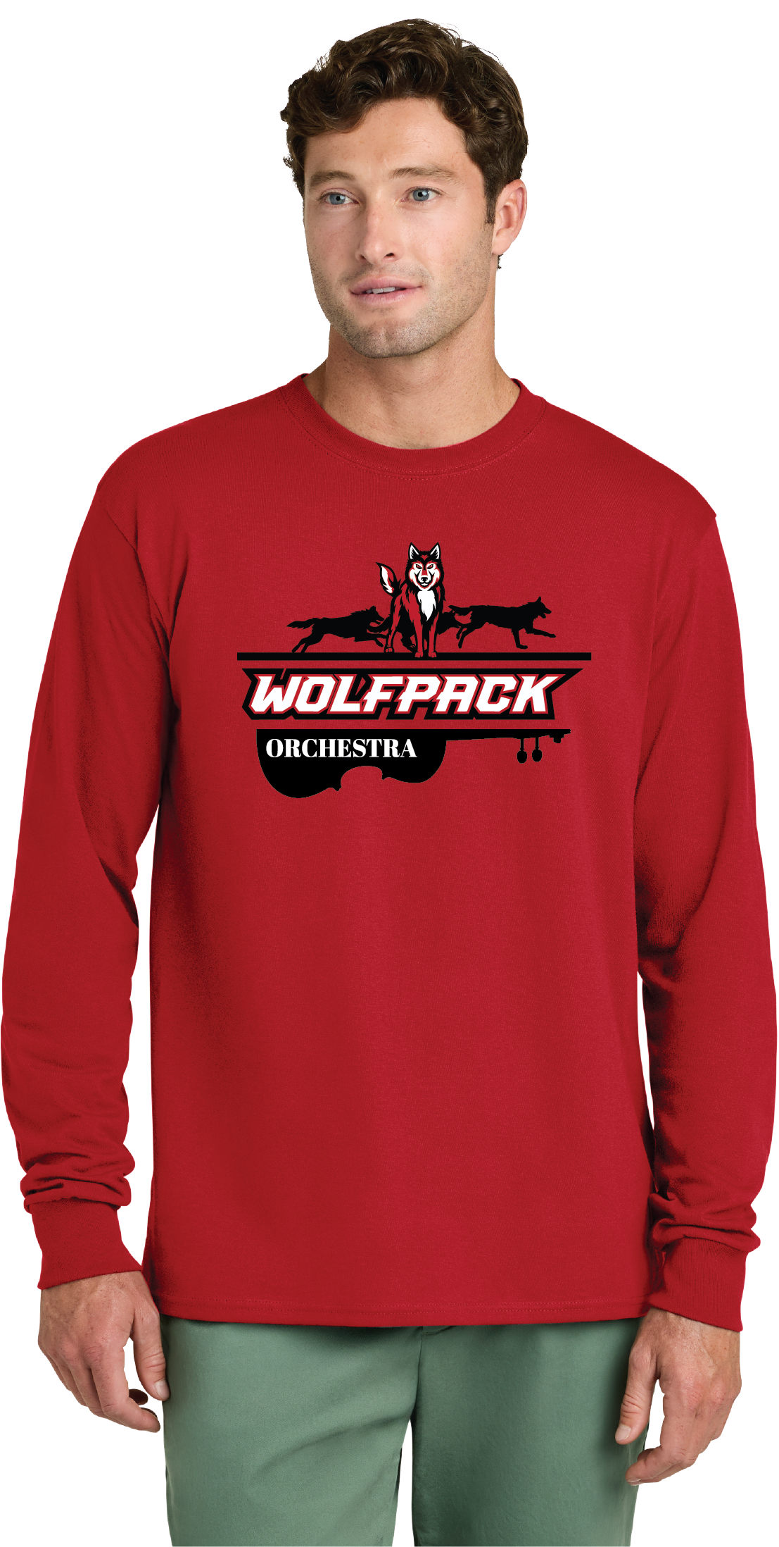 Port & Company Long Sleeve Core Cotton Tee (BRMS Orch.)