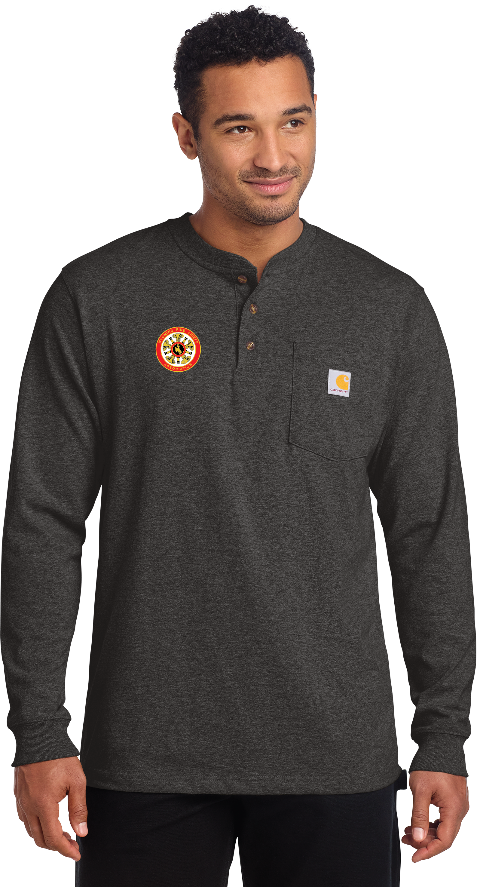 Carhartt Long Sleeve Henley T-shirt (WYO Chiefs)