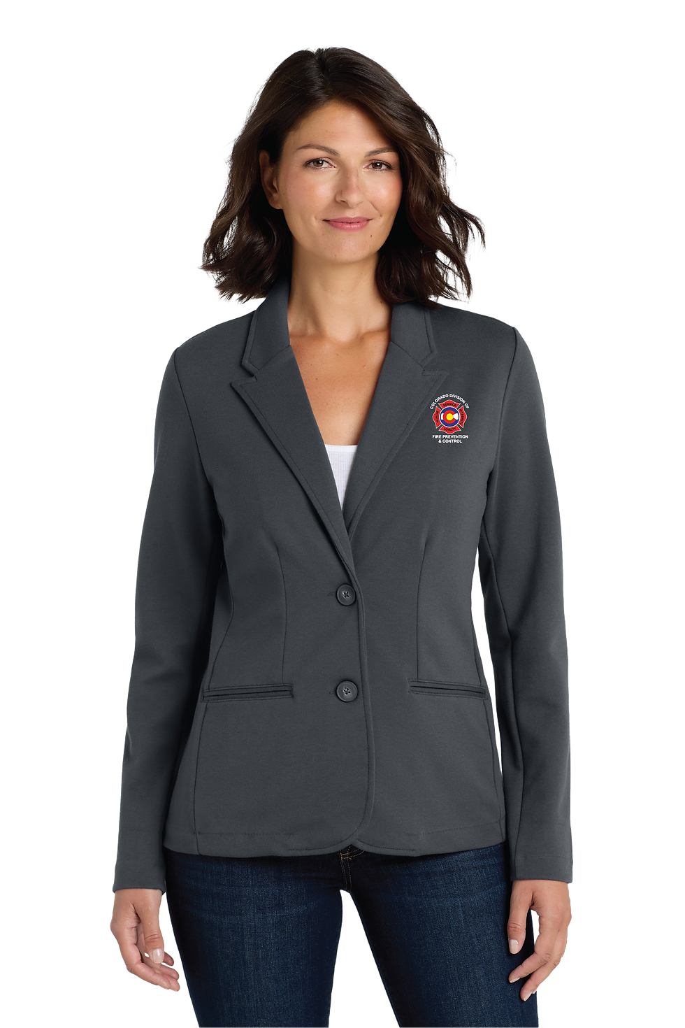 Thumbnail: Port Authority Women's Knit Blazer (DFPC)