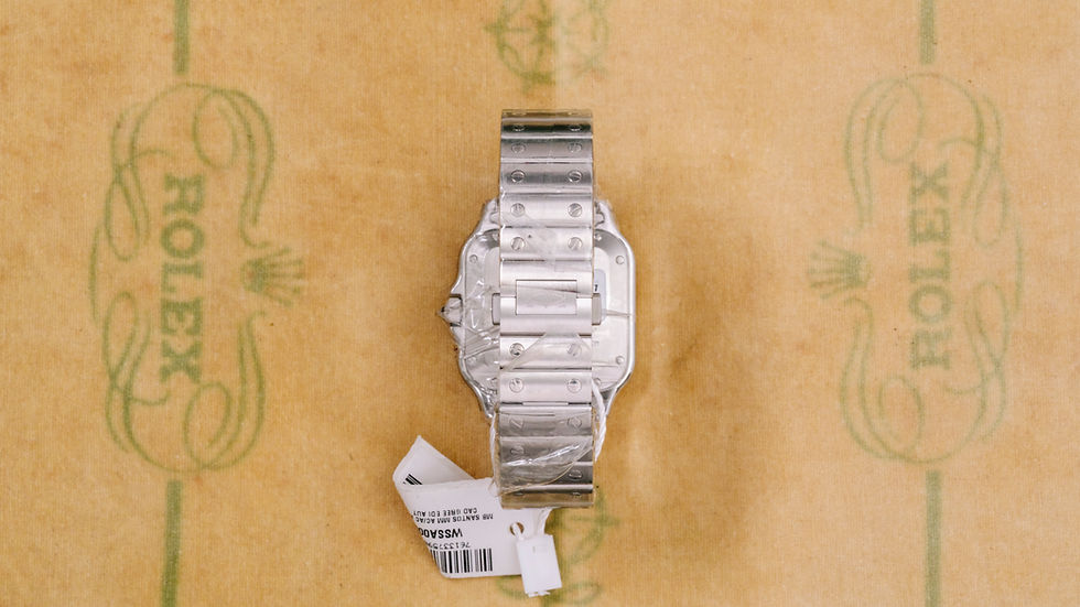 Miniatura: Cartier Santos Green Dial