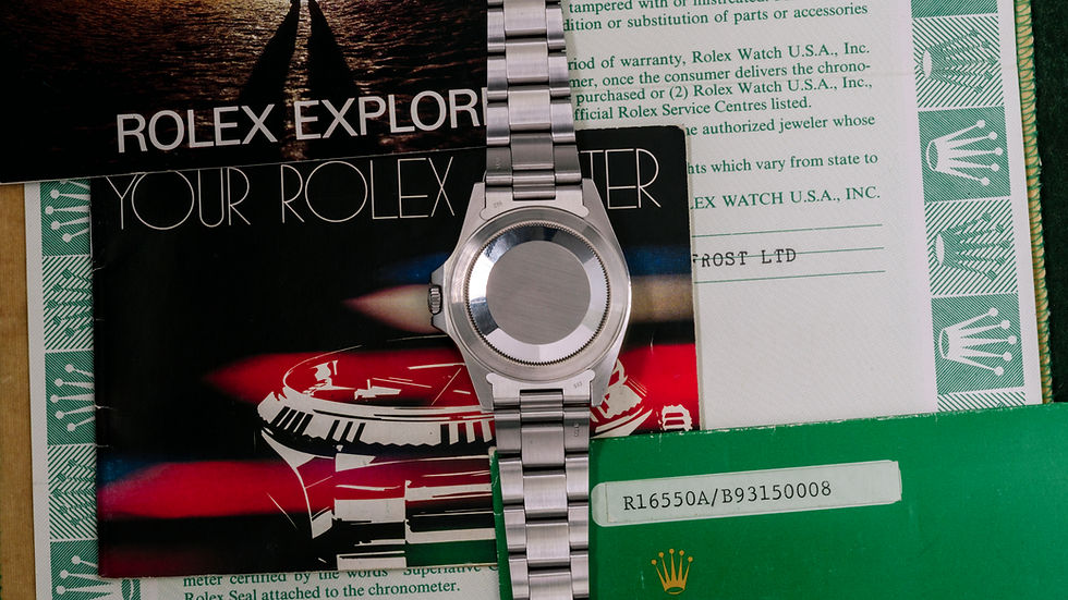 Miniatura: Rolex Explorer II ref. 16550 Rail Cream/Panna
