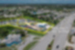 Aerial view showing the business on US Hwy 1 in Palm Bay, Florida