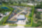 Aerial photograph of the auto salvage business property