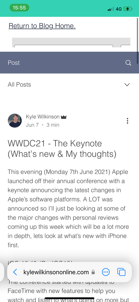 iOS 15 – What’s New , My Thoughts (WWDC21)