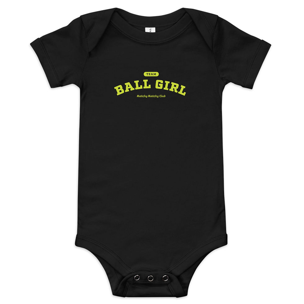 Baby Girl | Pop Yellow Varsity Cotton Onesie