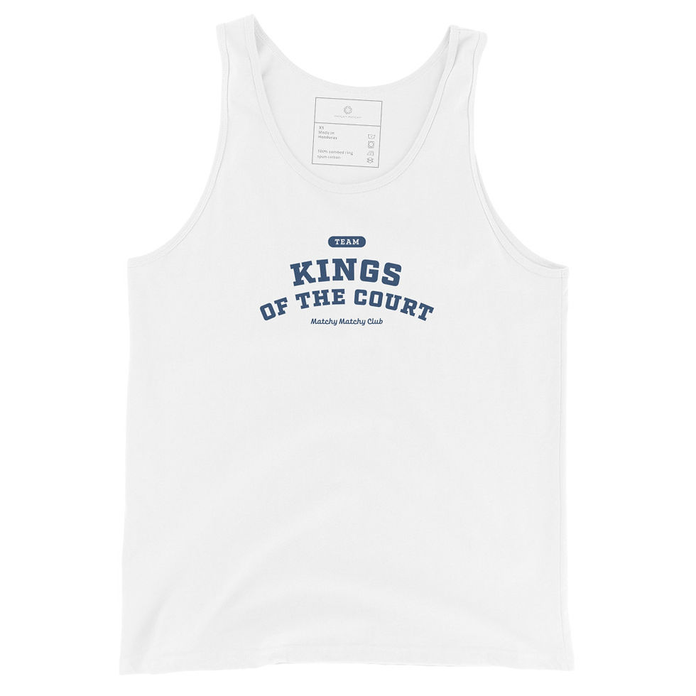 Team Kings of the Court | Varsity Pickleball Tank Top