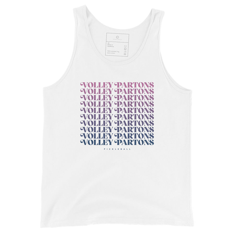 Team Volley Partons | RetroBlend Pickleball Tank Top