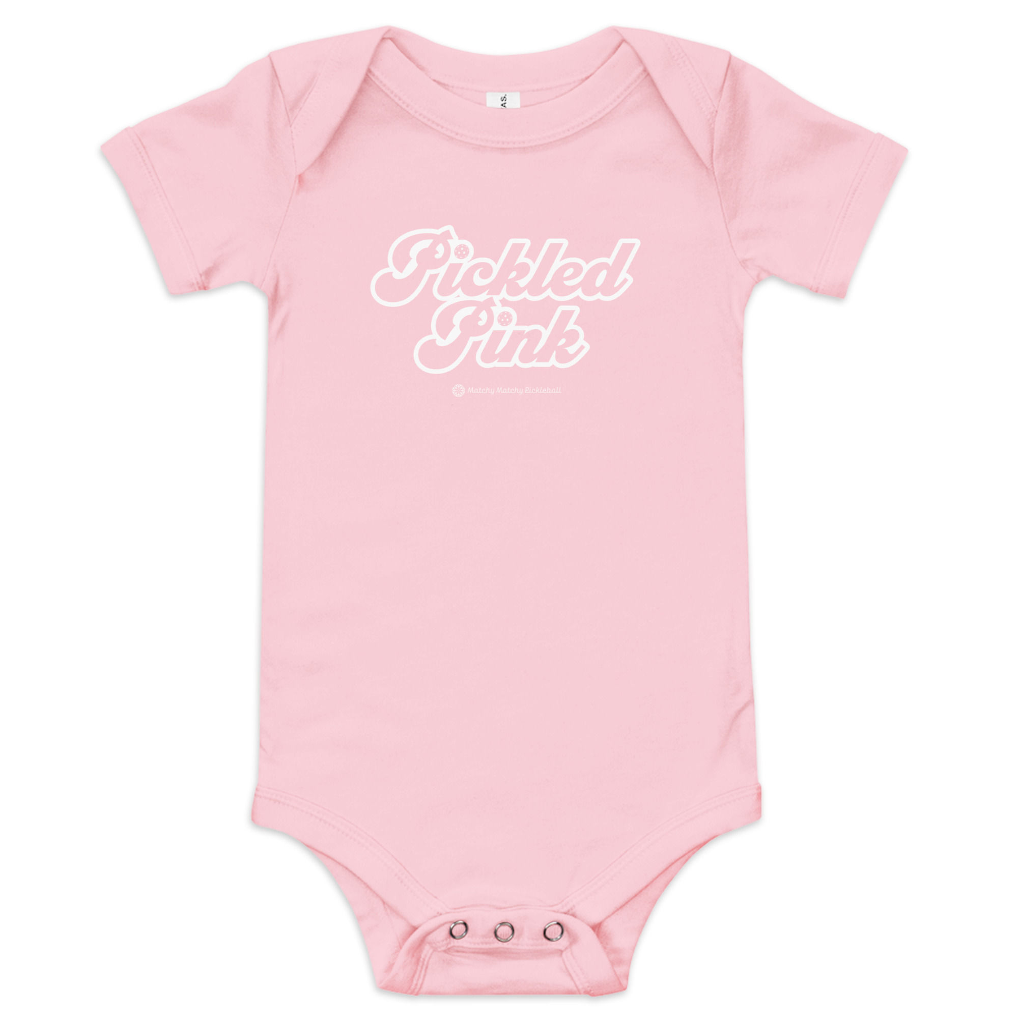 Pickled Pink | Cotton Baby Onesie