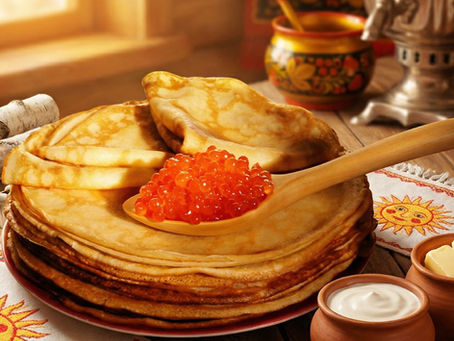 Настоящая масленица - с красной икрой!