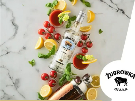 Zubrowka Biala. Premium Vodka.