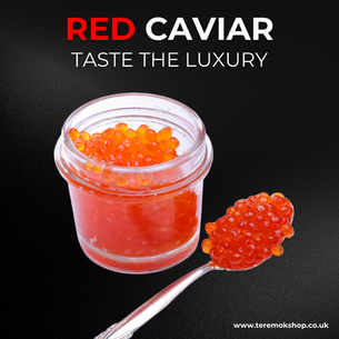 Red caviar. Taste the luxury.