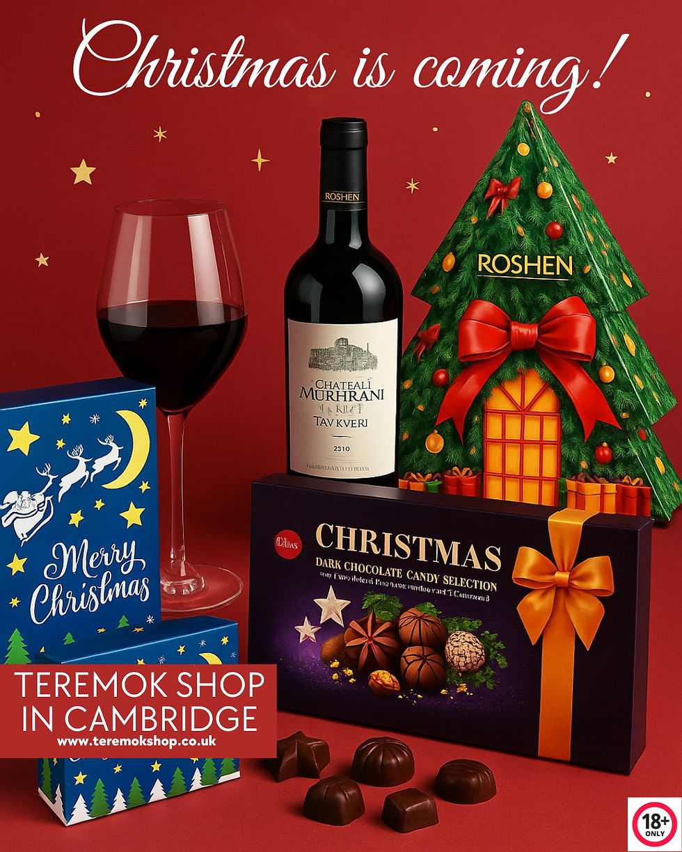 Sweet candies and wine for Christmas!