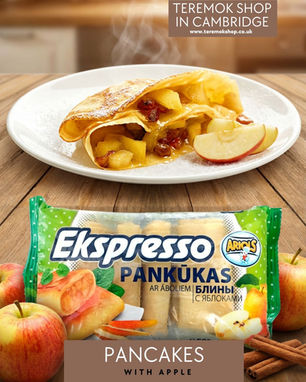 Ekspresso pancakes - with apple!