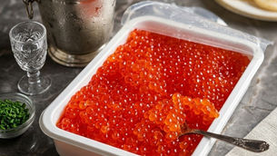 Frozen Red Caviar - Genuine Premium Taste!