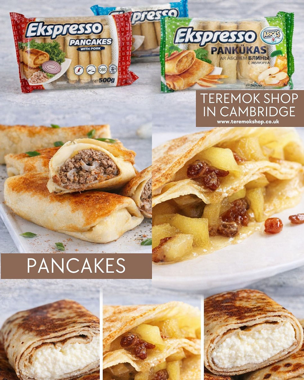 Ekspresso pancakes - the thee tastes of perfect homemade food!
