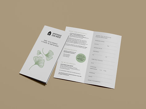 Apotheke zum Papst Branding