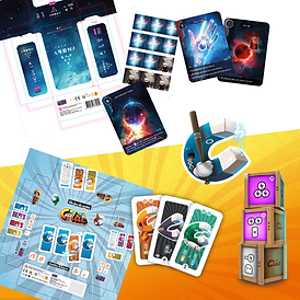 Mises en pages de jeux de société