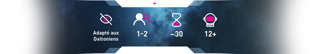 Informations de durée et de nombre de joueurs de Cosmic ArenA