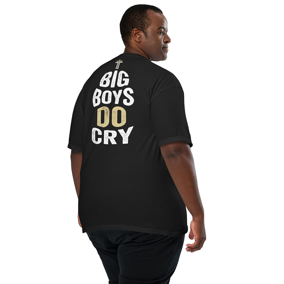 Big Boys Do Cry - Heavyweight T-shirt