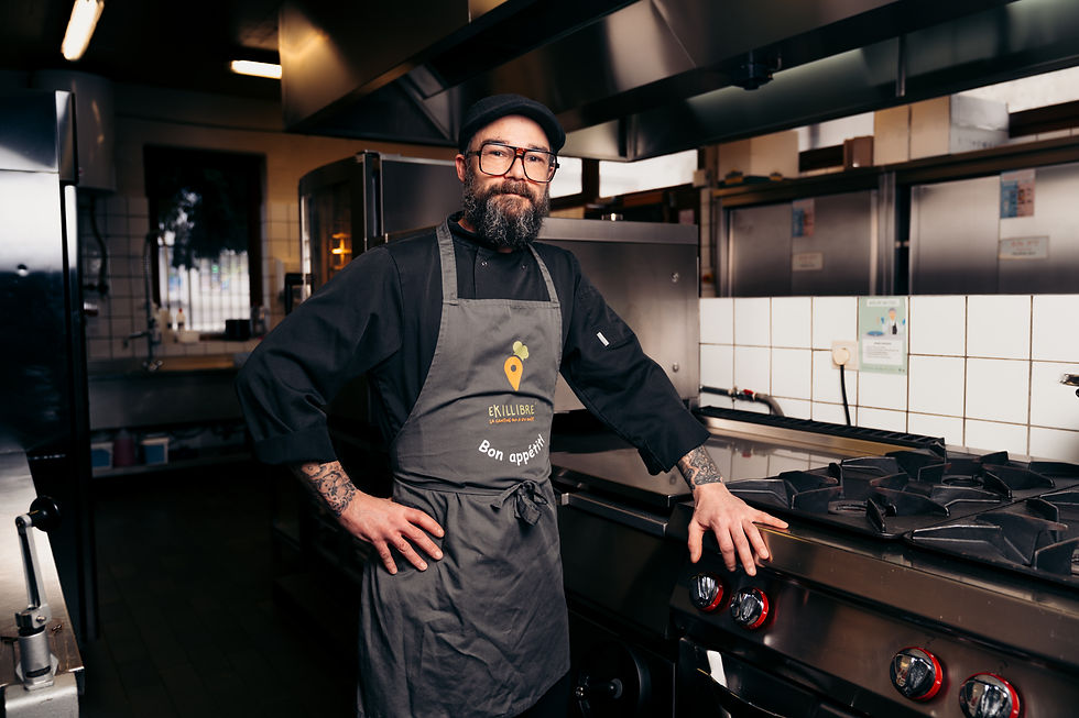 "Chef Damien" van Ekillibre. © Ysaline Gillart