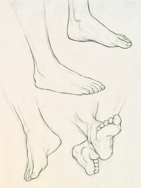 "Foot Study"