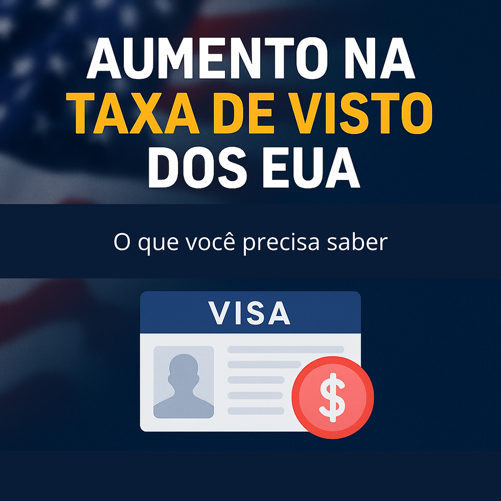 Aumento da taxa de visto