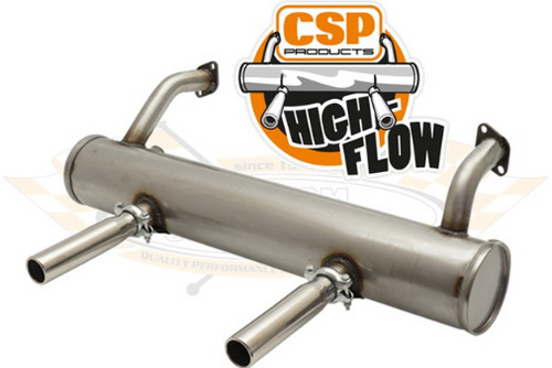 CSP High-Flow Exhaust Beetle '56-'60 1200cc. With heat risers ...