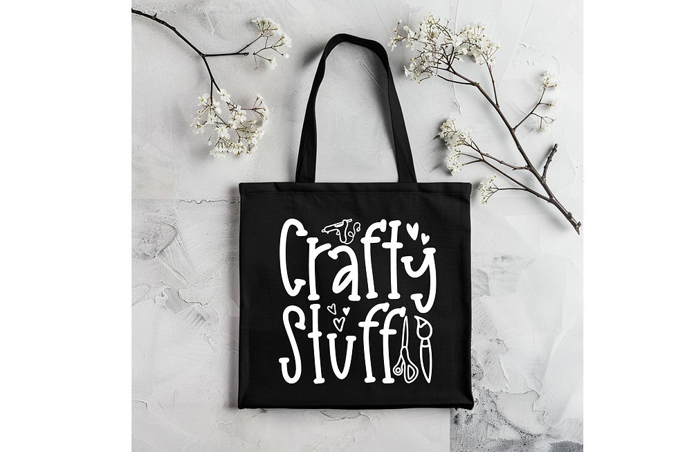 Canvas Tote - Crafty Stuff