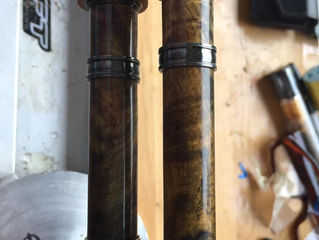 Pimping a client’s nymphing rod with beautiful reel seats