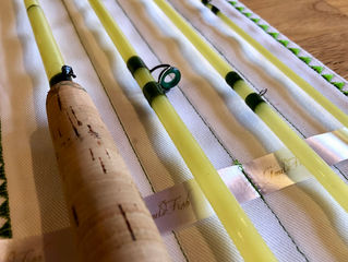 LemonGlass 8'0 5wt Fast Glass Custom Fly Rod for Mark in St Louis.