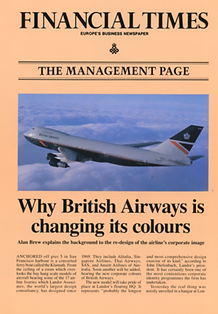 British Airlines Branding
