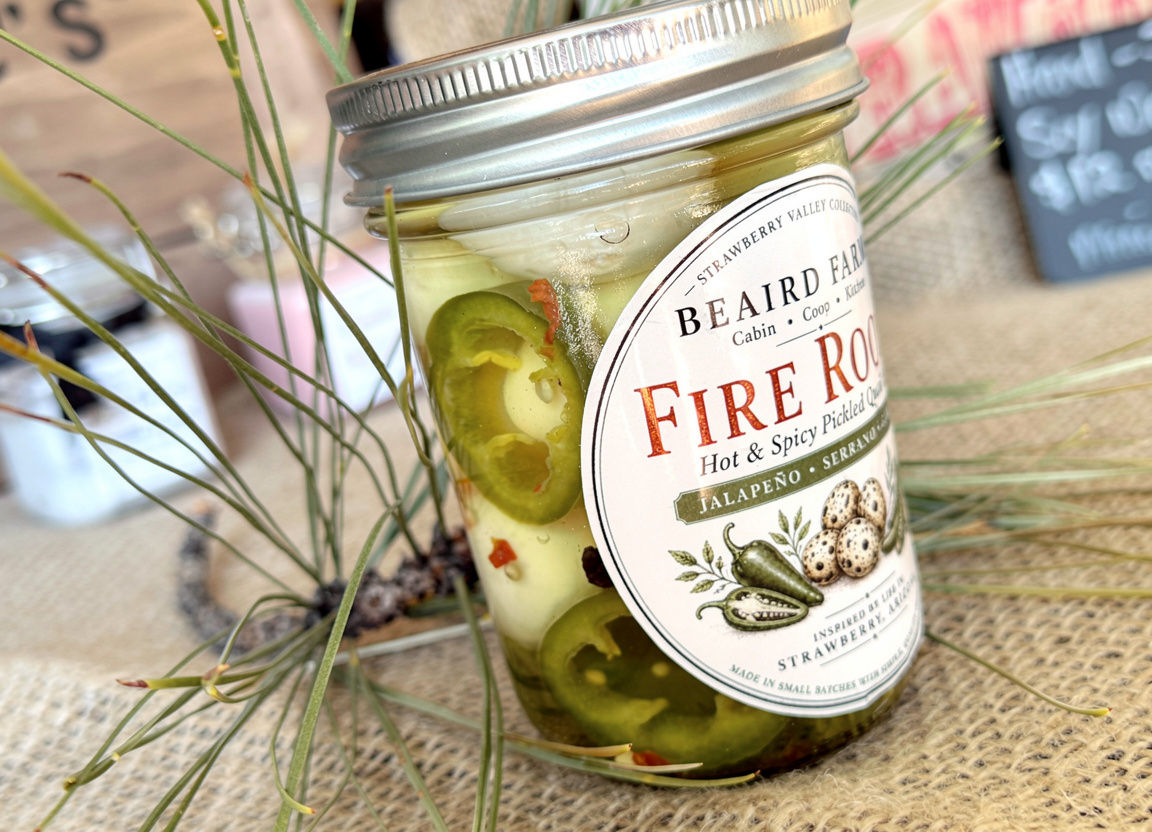 Fire Roost Pickled Quail Eggs