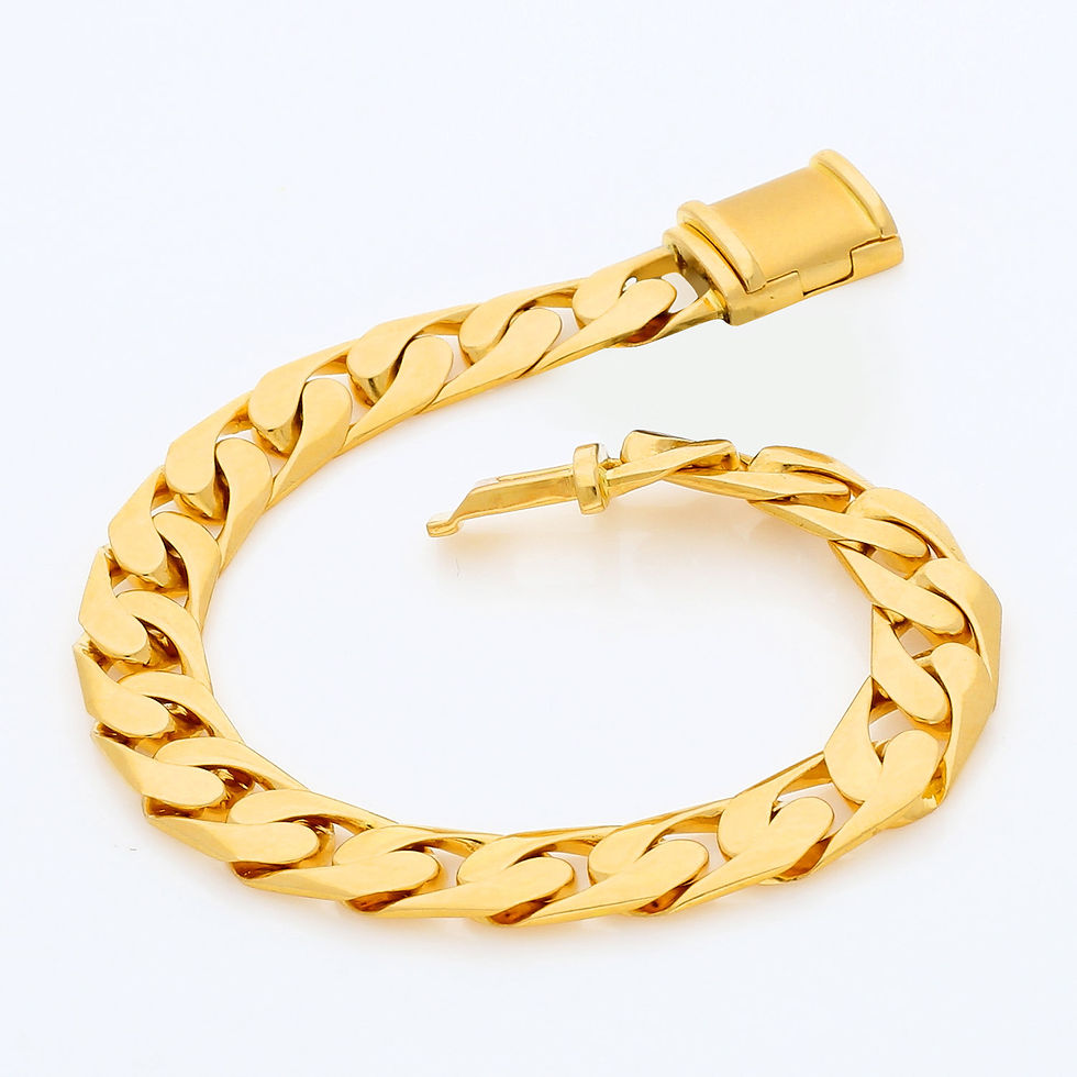 Thumbnail: Classic 22 Karat Gold Bracelet LABRLGZHI013